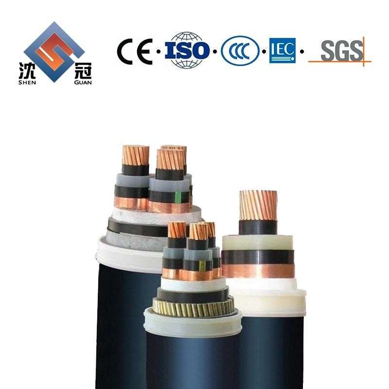 Bare Solid Copper Conductor Power Cable Copper Rope Electric Wire Electrical Wire 0.6/1kv Electric PVC XLPE Insulation