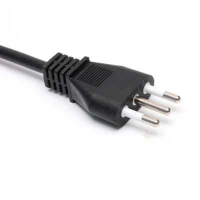 10A 16A 250V Italy Imq Approval Chile Power Cord Cable with 3 Pin Plug