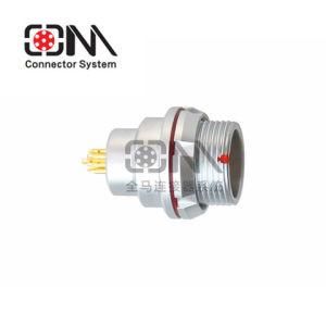 Qm F Series Zln Straight-Socket Wire 12V Push Pull Connector