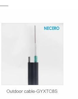 SM G657A1 hytrel tight buffer with double jacket 1 core indoor fiber optic cable with double PU sheath