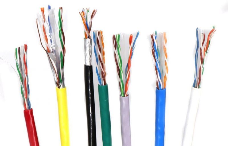 4 Pairs Network Cable UTP CAT6A Cable in Communication Cable