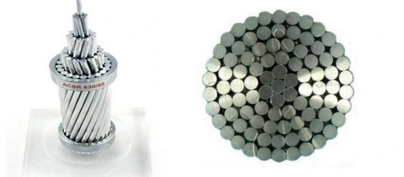 ACSR Bare Conductor Cable Conductor Aluminum Clad Steel Reinforced