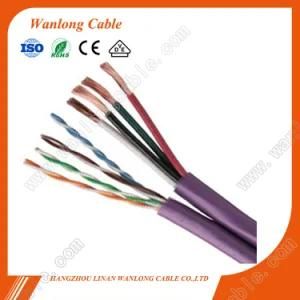 1 X Cat5e + 4 X 16AWG Audio