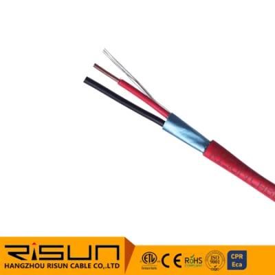 16 AWG 2 Conductor Solid Shielded Cmr LSZH (Eca) Fire Alarm Signaling Cable