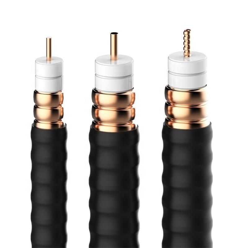 1/2 Inches Super Flexible Feeder RF Coaxial Cable Communication Cable PE/Low Smoke Halogen-Free Fire-Retardant Cable