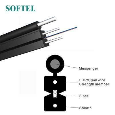 FTTH Drop Cable 8 Core with Messenger and Without Optional