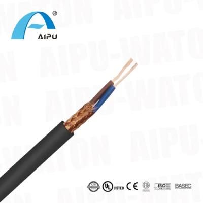 1 Twist Pair 24AWG Cu Conductor Overall Al-Foil Screen Digital Audio Cable