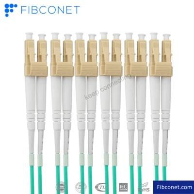 FTTH 3m MPO/APC-LC/APC 12 Core MPO Fiber Optic Patch Cord Cables