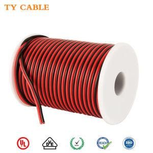 Red Black Flat PVC Insulation Copper Speaker Cable for Wholesale