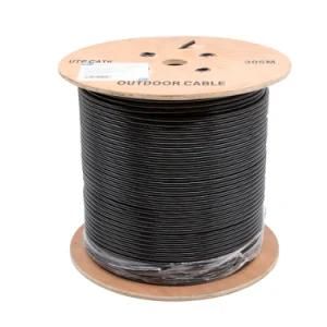 Outdoor Cat5e Network Cable in Black PE