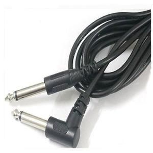 3m 6.35mm Mono Plug L Shaped Electric Guitar Cable