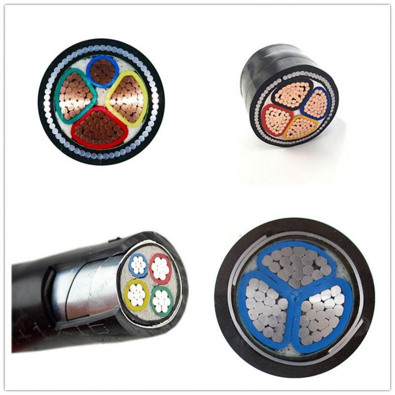 Low Voltage Copper/Aluminum Conductor XLPE/PVC Insulated Sta/Swa Armoured Electric Power Cable 0.6/1kv