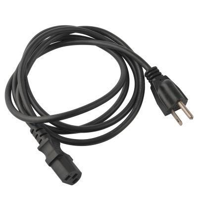 American 3 Pins AC Power Cord with UL Approved Appliance Connector C13