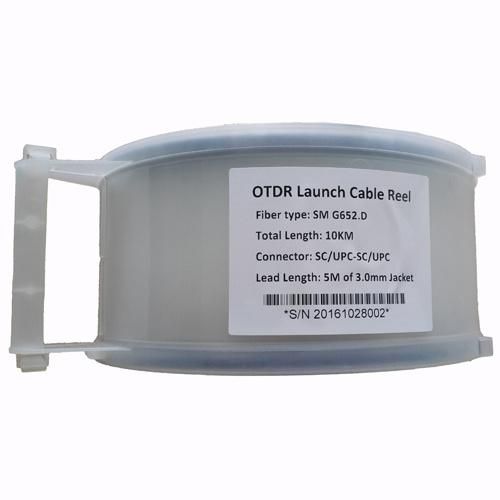 Ethernet OTDR Fiber Optic Launch Cable Reel for Network