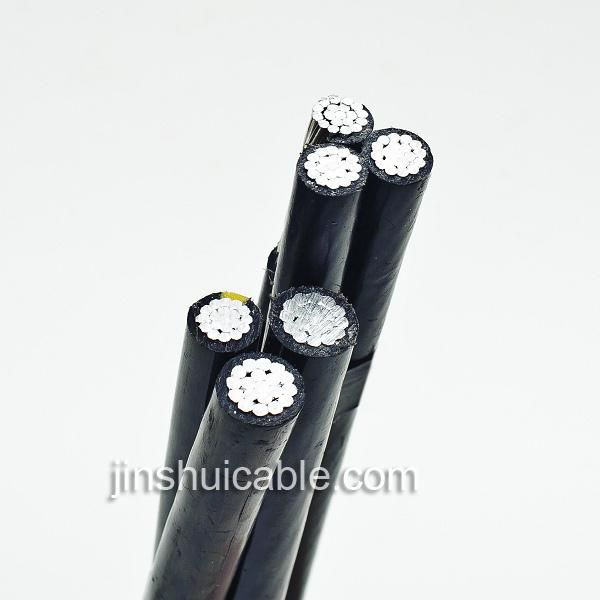 0.6/1kv Triplex Aluminum Cable 1/0, 2/0