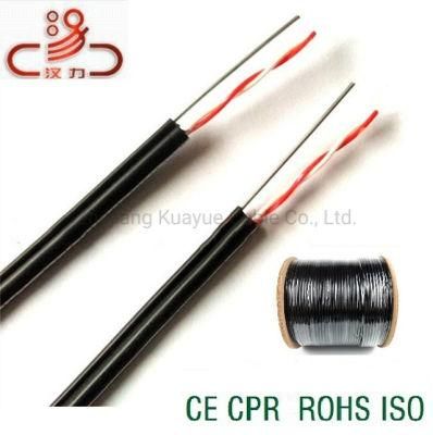 Filled Drop Wire 2 Pair Messenger Telephone Cable/Computer Cable/Telephone Cable