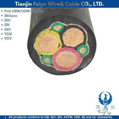 PVC Mining Coal Cable Composite Screened Power Cores 3X15 and Three Separatepilot Conductors Underground Mine Cable