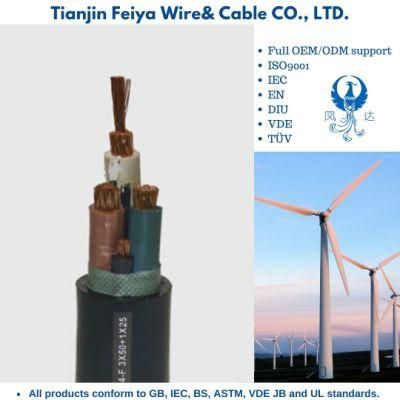 Fdef-40 Opper Core Ethylene Propylene Rubber Insulated Chloroprene Rubber Sheath Twisted Flexible Wind Power Cable