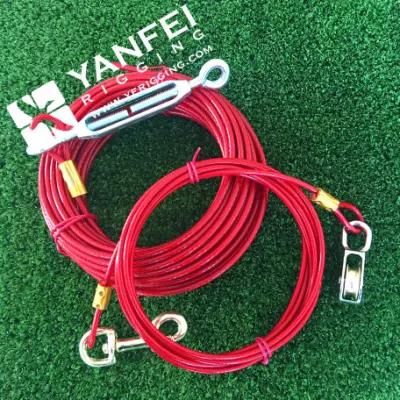 Colorful Tie-out Cables for Large Dogs