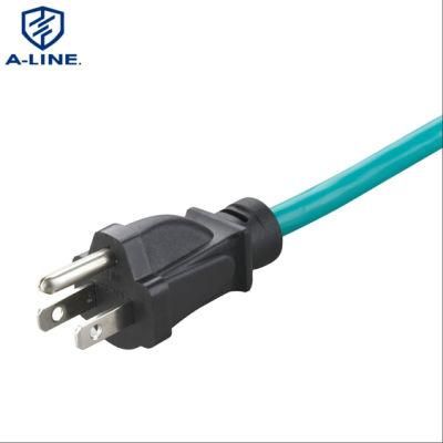 High Quality UL Approved 3 Pin Extension Power Cord Manufacturer