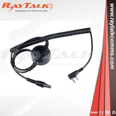 Two Way Radio Headset Cables for Icom 14pin IC-F3262D/F4262D