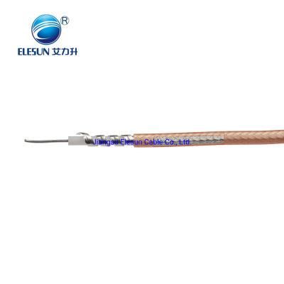 Manufacture 50ohm High Temperature Rg179 Low Loss Coaxial Cable Assembly for Equipment