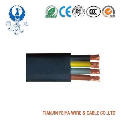 H05vvd3h6-F PVC Insulation and PVC Sheathed Durable Flat Cable for Lifts Travelling Elevator Flexible Cable Electric Wire