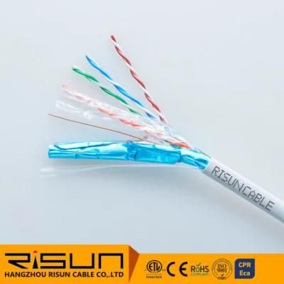 FTP CAT6 with ETL RoHS CE CPR SGS Certificate Bulk Copper Cable