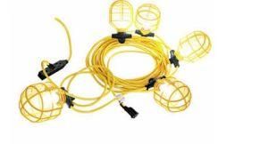UL/CSA/ETL Certified Sjtw/Stw 12/3 String Light with Metal Shade