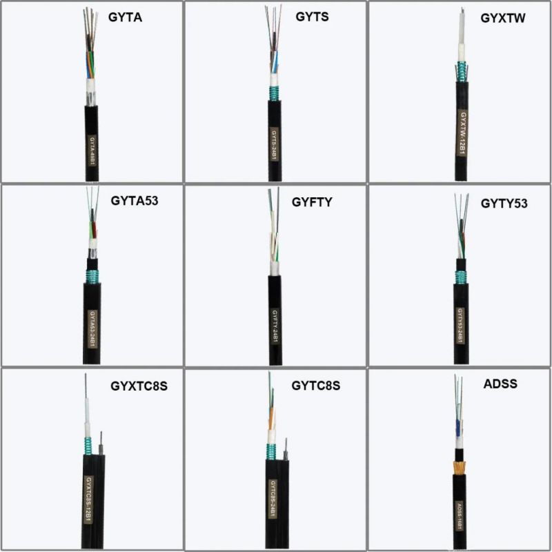 GYFTY Fiber Optic Aerial Cable with Glass Yarn