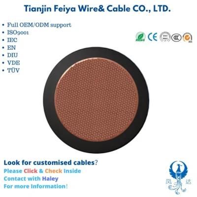 Ho1n2-D Class 6 Extra Flexible Plain Copper Welding H01n2-E to BS638 CE /VDE Standard Aluminium Control Electric Wire Coaxial Waterproof Cable
