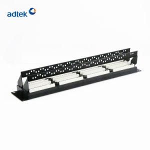 19 Inch 1u Cat5e UTP Unshielded Patch Panel 24 Ports