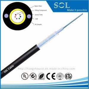 Outdoor GYFXY Two Parallel FRP Fiber Optic Cable