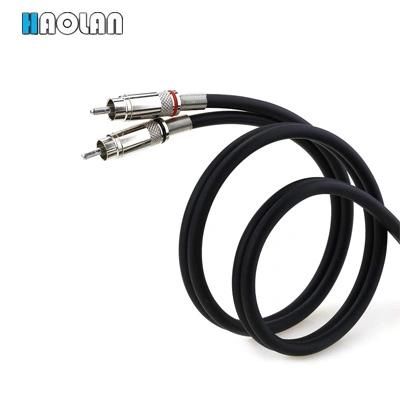 Dual RCA Male to Dual RCA Male Coaxial Cable 5 FT RCA Cable, Audio Cable, Video Cable