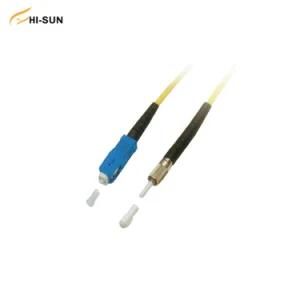 Fiber Optic Sc Ceramic/DIN Singlemold/Multi Mode Optical Fiber Cable Electric Wire &amp; Cable