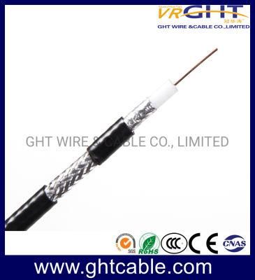 75ohm 20AWG CCS White PVC Coaxial Cable RG6