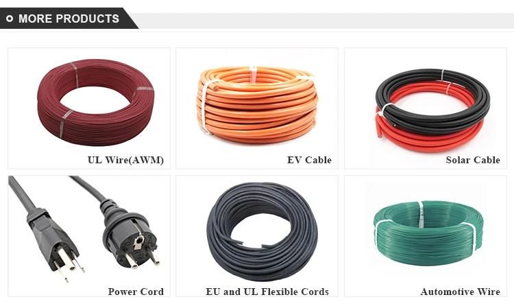 UL Certified Passed VW-1 Vertical Flame Test 600V 105c Stranded Bare Copper Conductor 20AWG PVC Insulated Awm UL1015 Wire