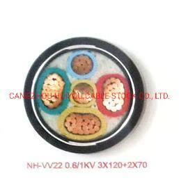 3*120+2 mm2 PVC Insulated, PVC Sheathed Fire Resistance LV Power Cable