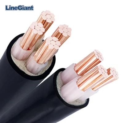 3+2 Core Solid Copper Flame Retardant Electric Wire Cable (ZBN-VV22) /Low Voltage Copper Cable