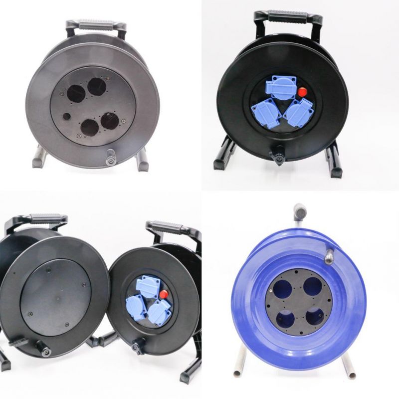 Plastic Portable Optical Fiber Cable Reels Heavy Duty