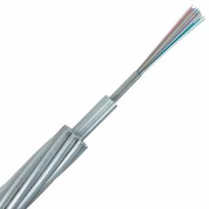 24 Core Fiber Optic Cable Overhead Ground Wire Opgw Cable Price