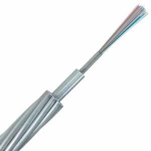 24 Core Fiber Optic Cable Overhead Ground Wire Opgw Cable Price