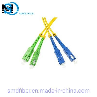 Sc/APC-Sc/Upc Single Mode Fiber Optic Patch Cord