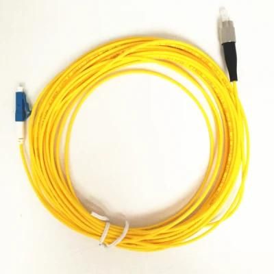 FC to LC 5m Single Mode Fiber Optic Jumper Wire for Optical Communication