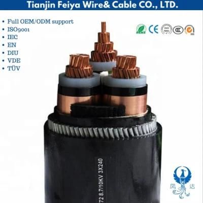 PVC Plant Directly Medium Voltage Armoured Station N2xry Na2xry Aluminium Copper Wire Control Cable Electric Coaxial Waterproof Rubber Cable