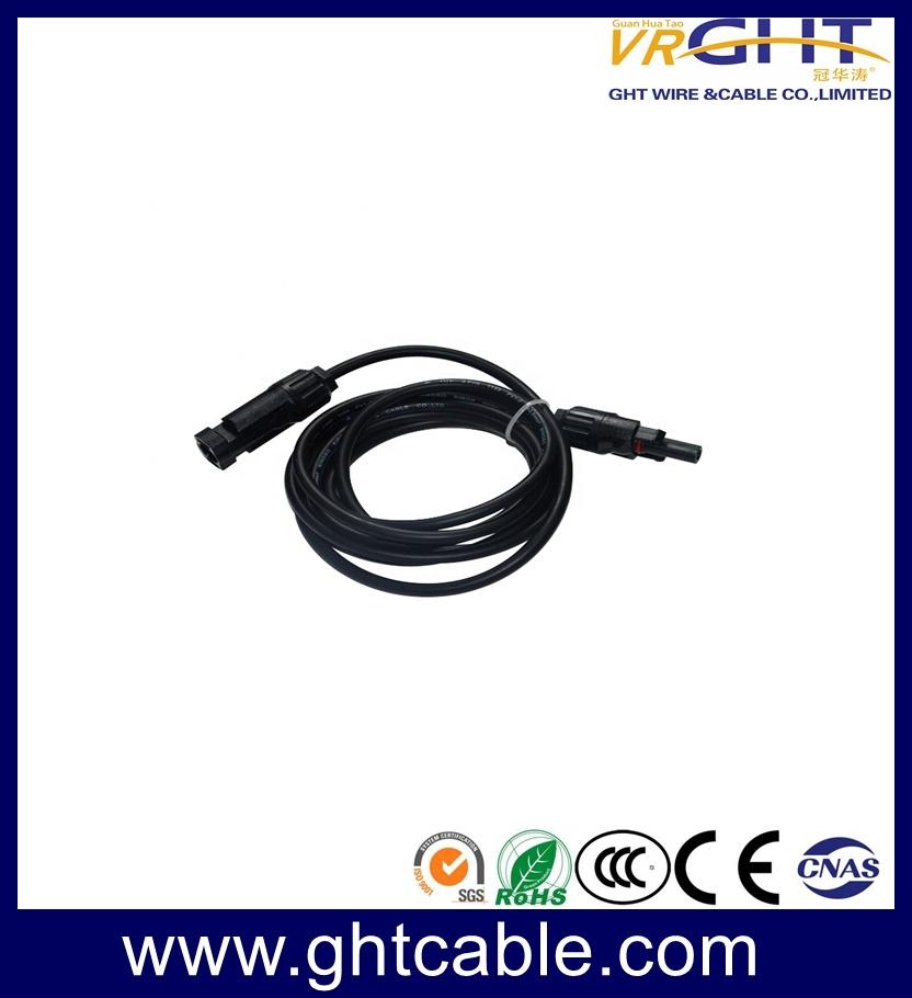 Tinned Copper 4mm2 4 Solar Cable for Solar System PV Cable with Male and Female C4 Connector