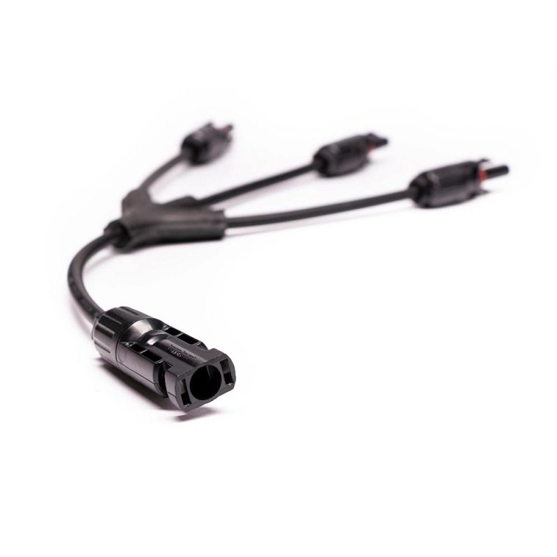 Solar Panel 3 to 1 4mm 6mm PV Cable Mc4 Connector Y Splitter