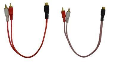 2RCA/3RCA Audio Video Transparent Cable RCA Cable