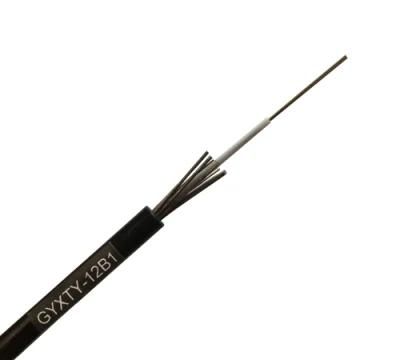 Single Mode Central Loose Tube 2 to 24 Core Outdoor Fiber Optic Cable GYXTY
