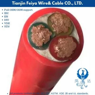 Moveable Rubber Sheathed Mining Flexible My-0.66/1.14kv Cable